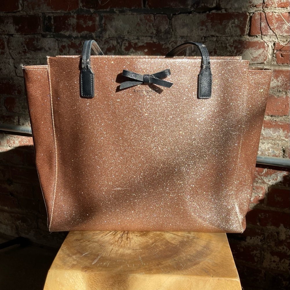 Pink Sparke Kate Spade Tote with Laptop Sleeve